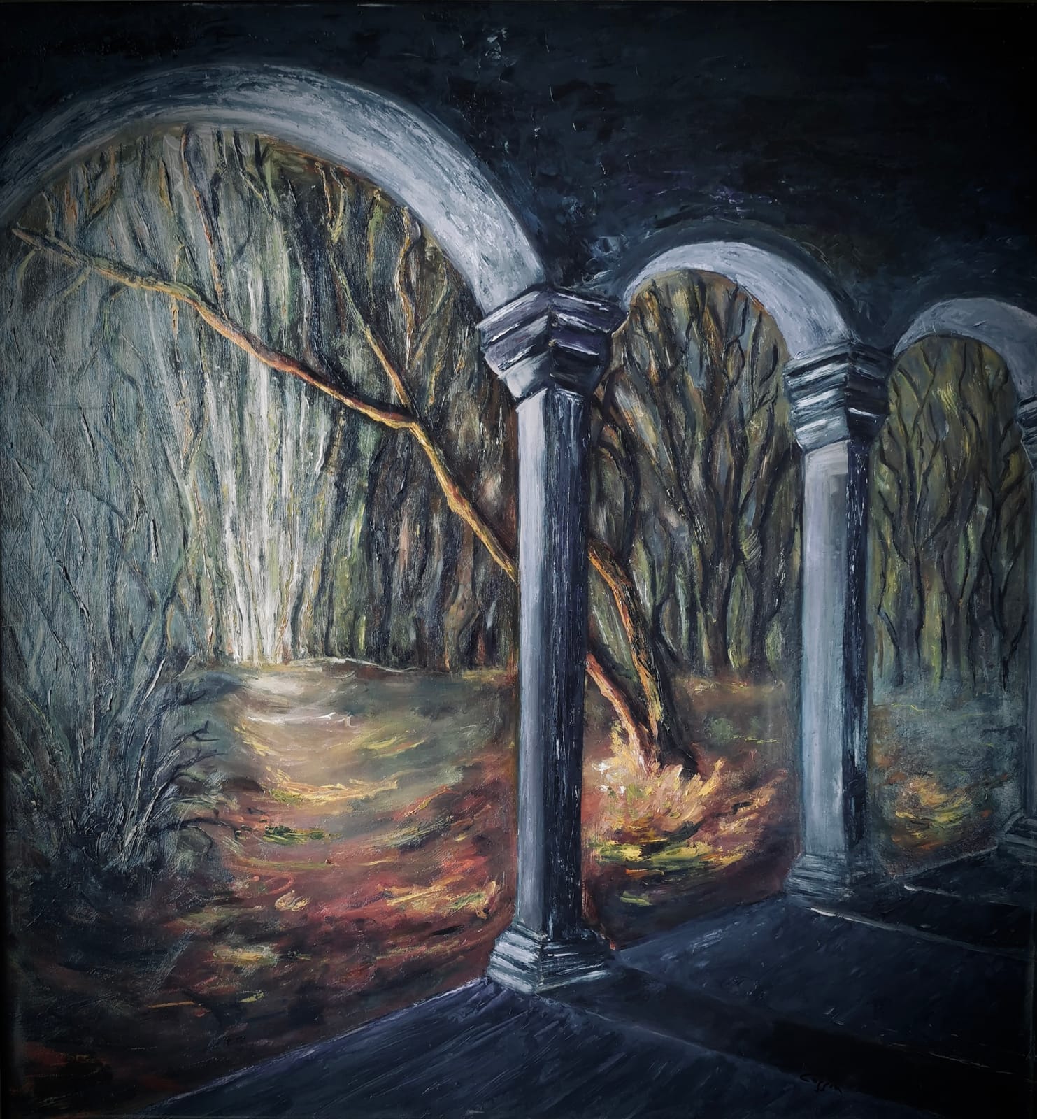 Le Cloître - (78x74) Coggia — Catherine Mouzon